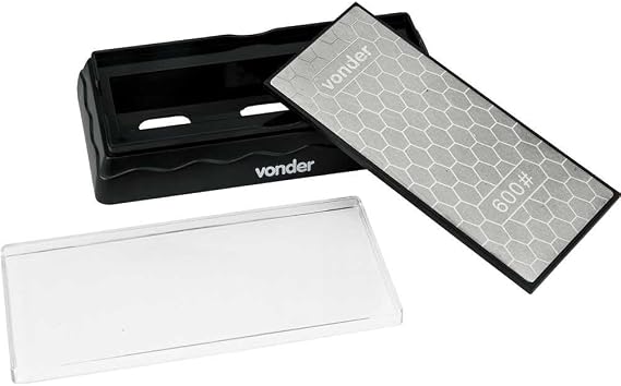 Pedra para Afiar Diamantada Dupla Face G 600/1200 2