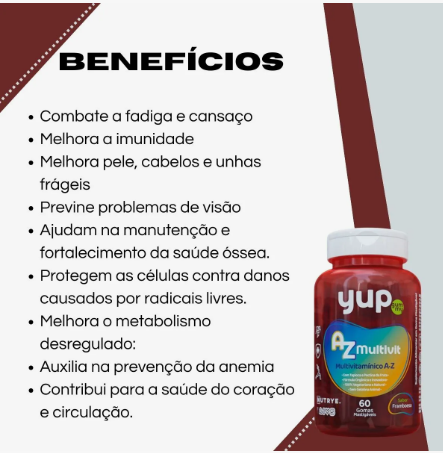 Yup Gummy Adulto AZ Multivit Multivitamínico A-Z 5