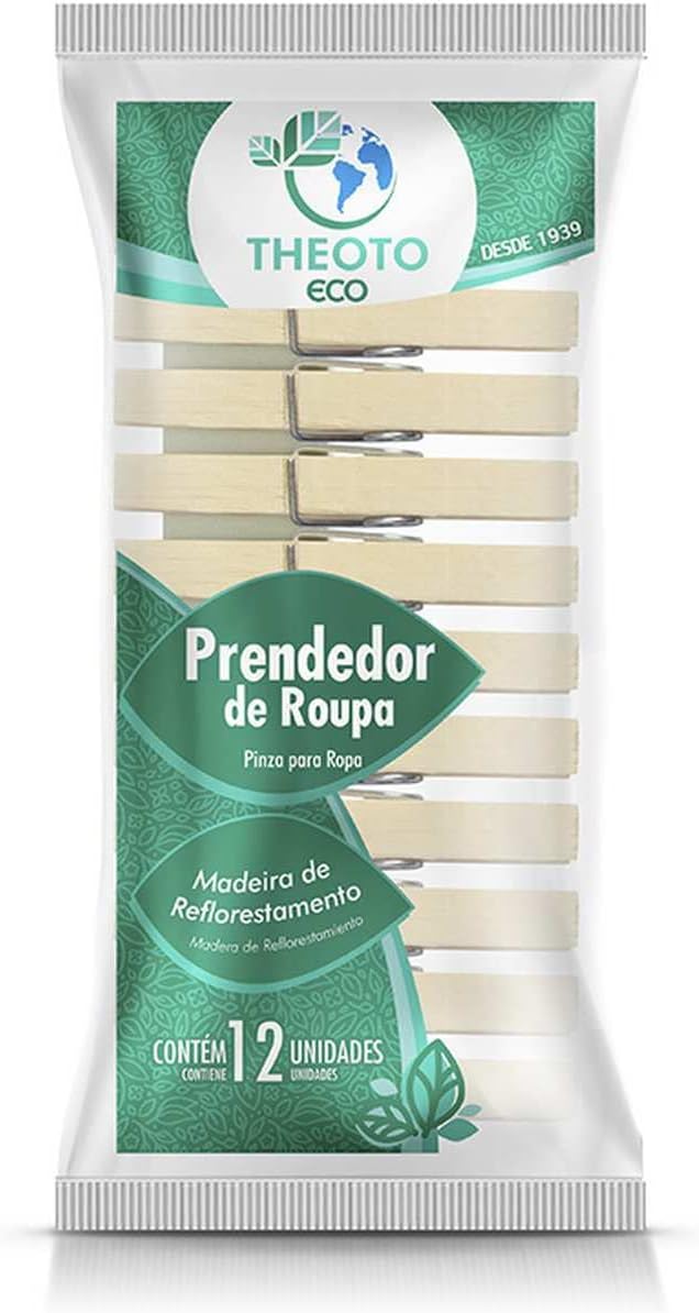 Prendedor de Roupa Madeira 1