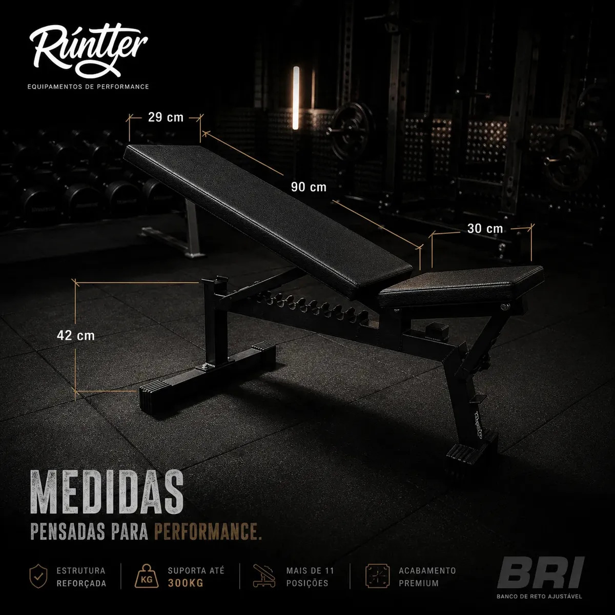 Banco Supino Runtter 11 Posições 5