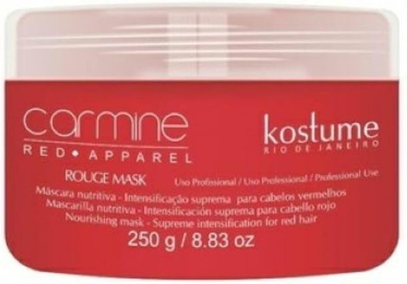 Carmine Red Apparel Mask 1