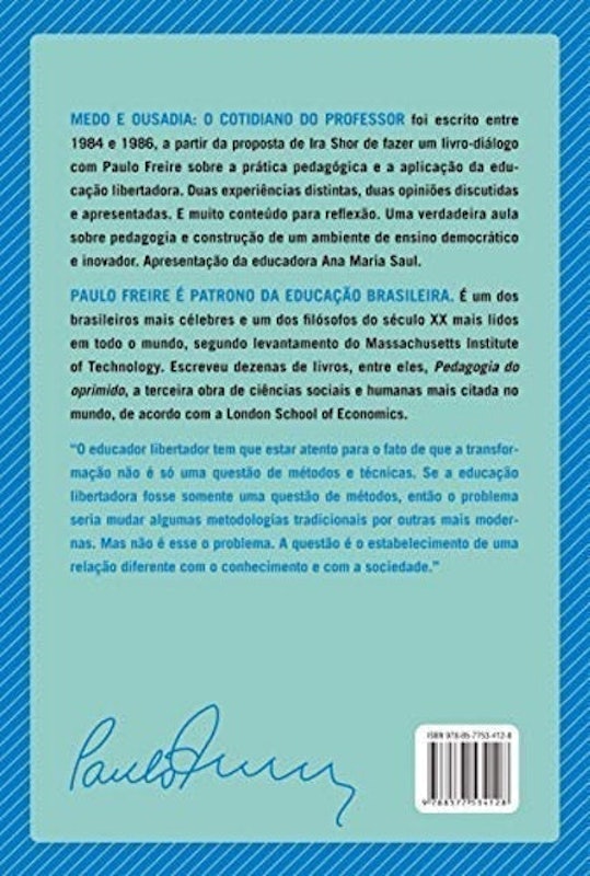 Medo e Ousadia: O Cotidiano do Professor 2
