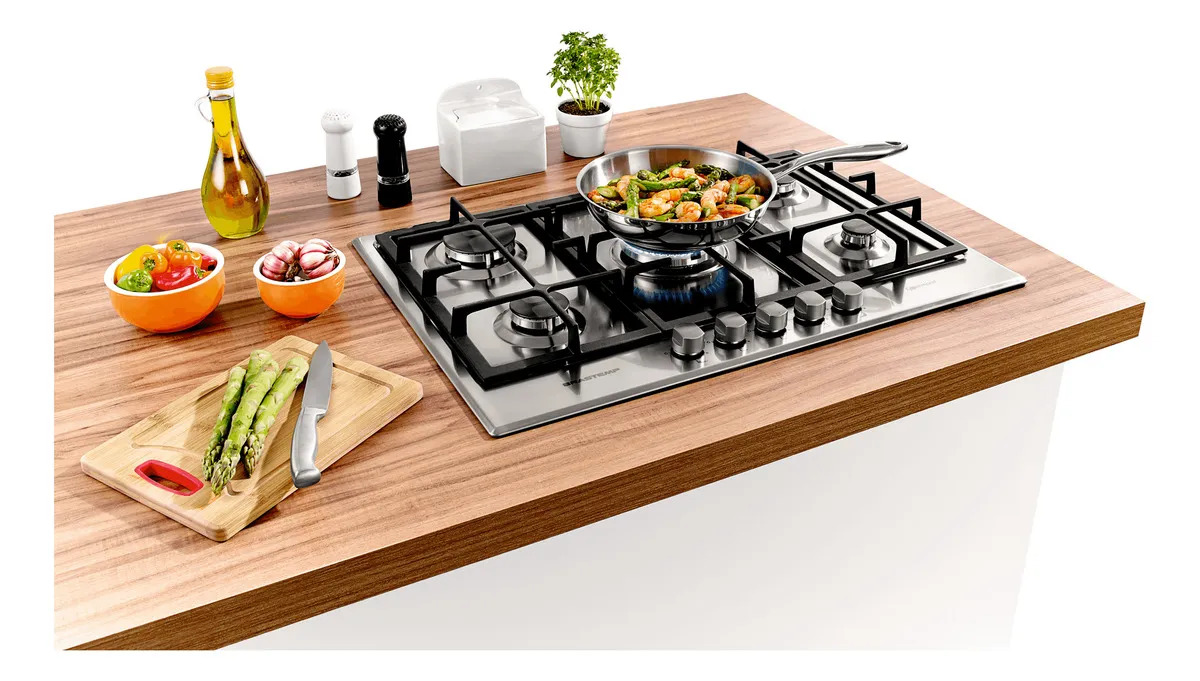 Cooktop 5 Bocas Gourmand Inox  4