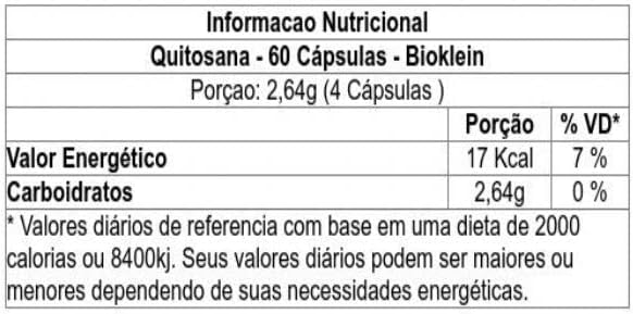Quitosana 60 Cápsulas 3