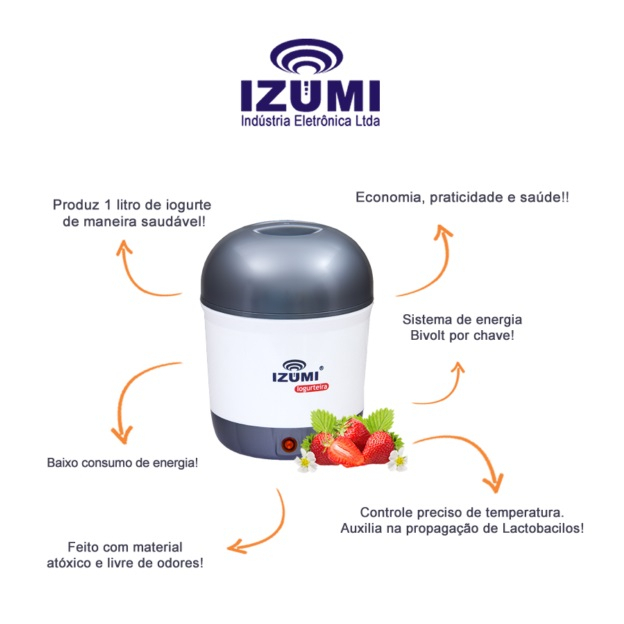 Iogurteira Elétrica Izumi 2