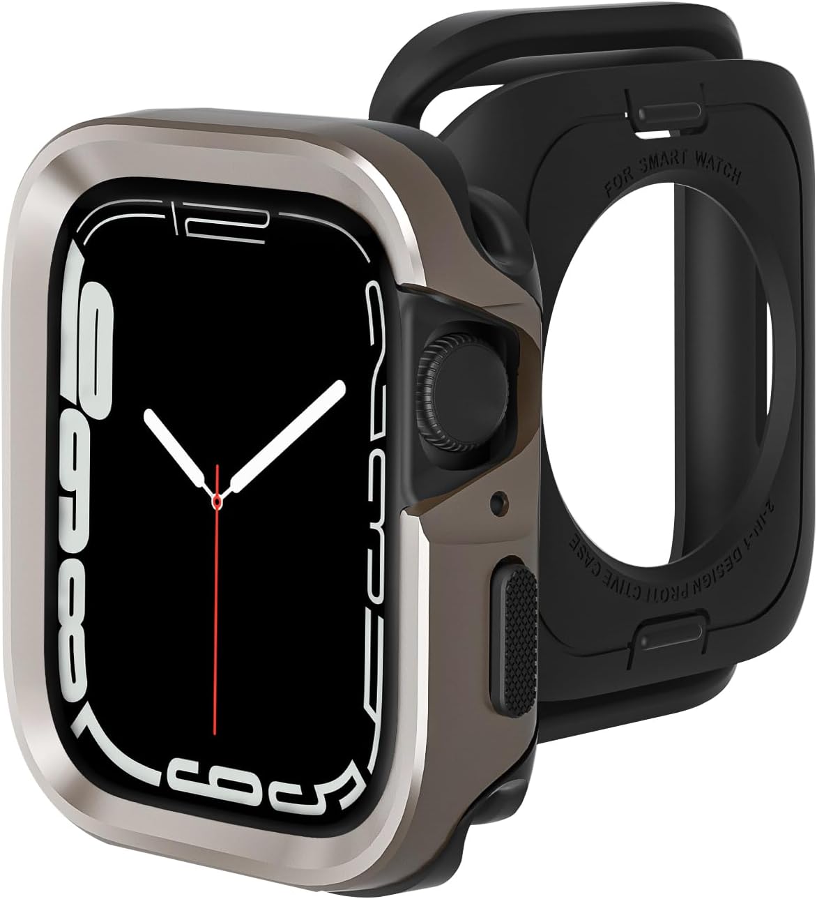 Capa Protetora de Metal para Apple Watch Series 9 8 7 1