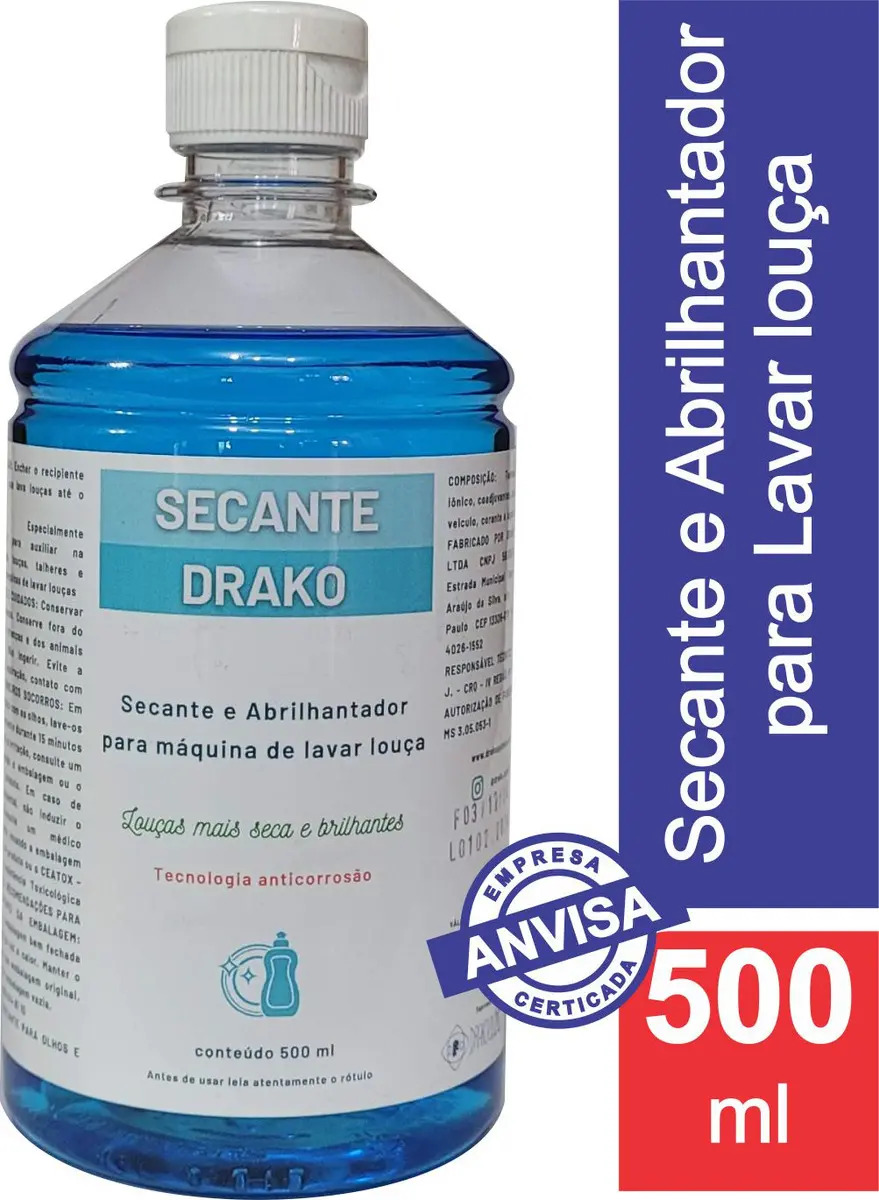 Secante Abrilhantador para Máquina de Lavar Louças 1