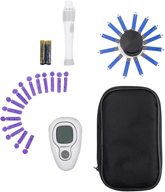Monitor de Glicose Bioland (com Kit de 25 Tiras e 25 Lancetas) 3
