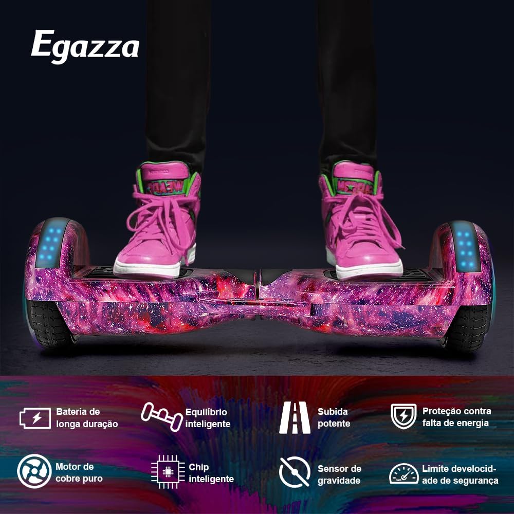 Hoverboard Elétrico com Bluetooth Egazza 5