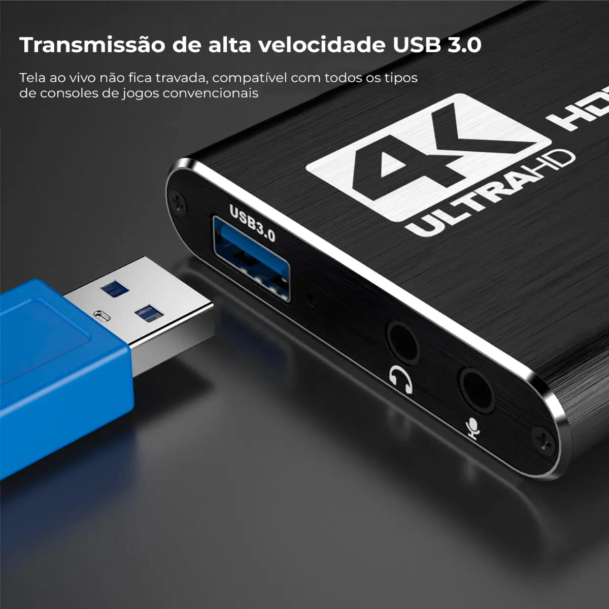 Placa de Captura HDMI 4K USB 3.0 First Shop 4
