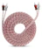 TECH ONE Cabo RCA Injetado Vermelho/Prata Transp 4 mm 5 m Svart 1