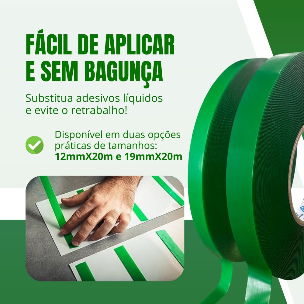 Fita Dupla Face Transparente Extra Forte 4