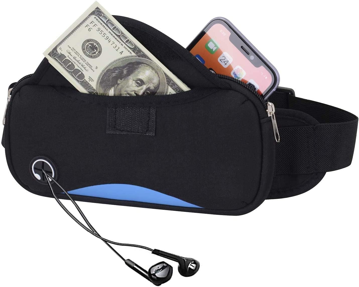 Pochete Esportiva Slim Impermeável (Azul) 3