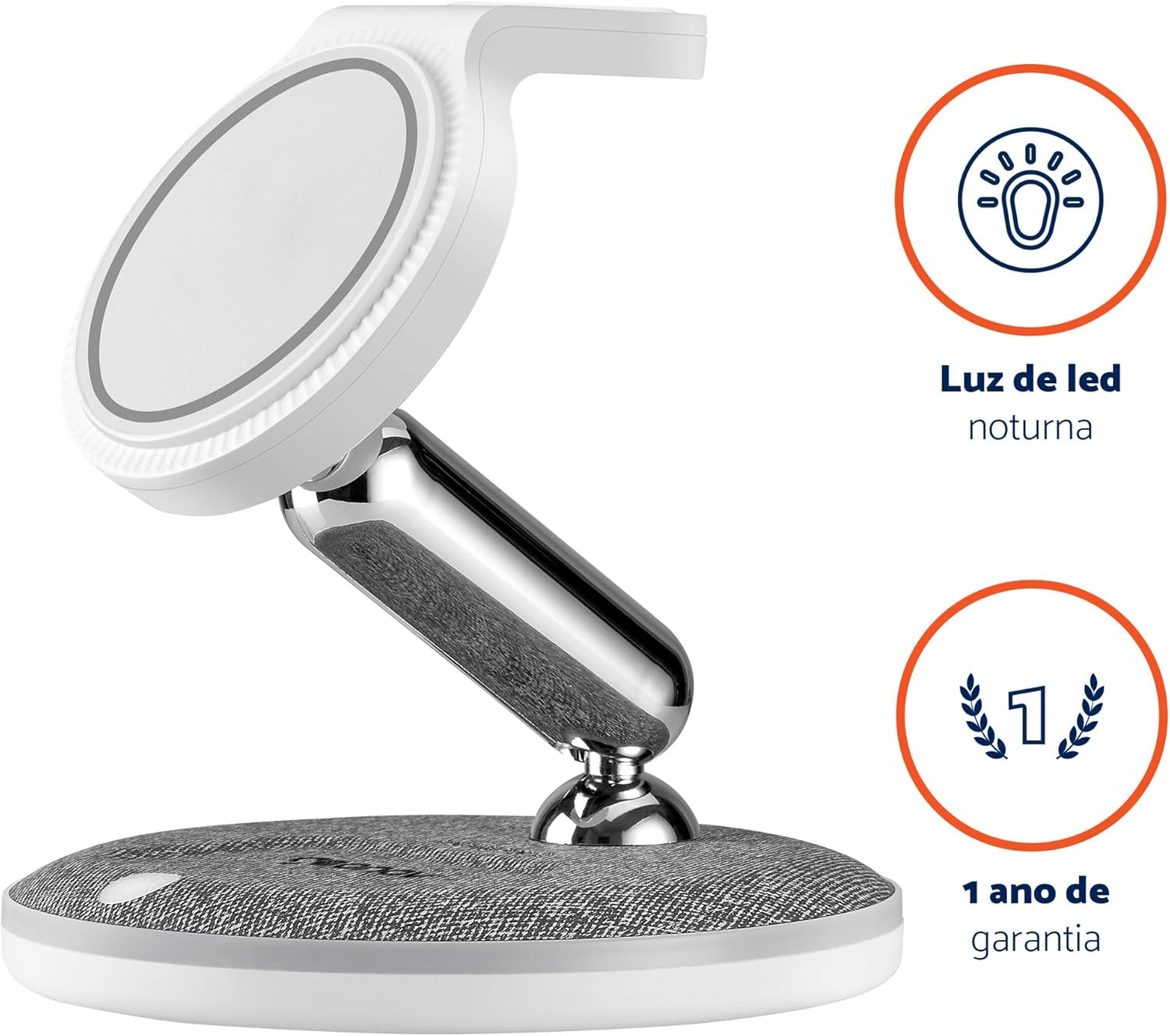 Carregador de Mesa 3 em 1 por Indução Geonav 4