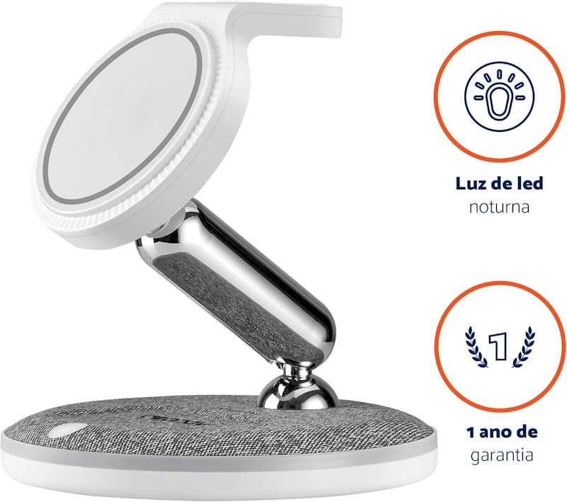 Carregador de Mesa 3 em 1 por Indução Geonav 4