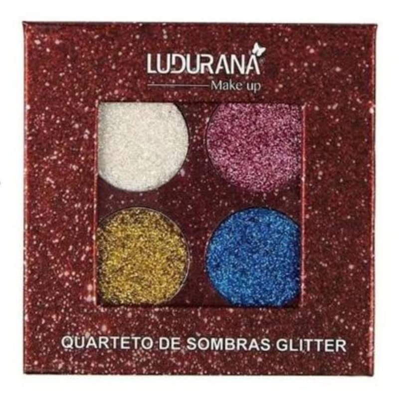 Quarteto de Sombra Glitter Ludurana 1
