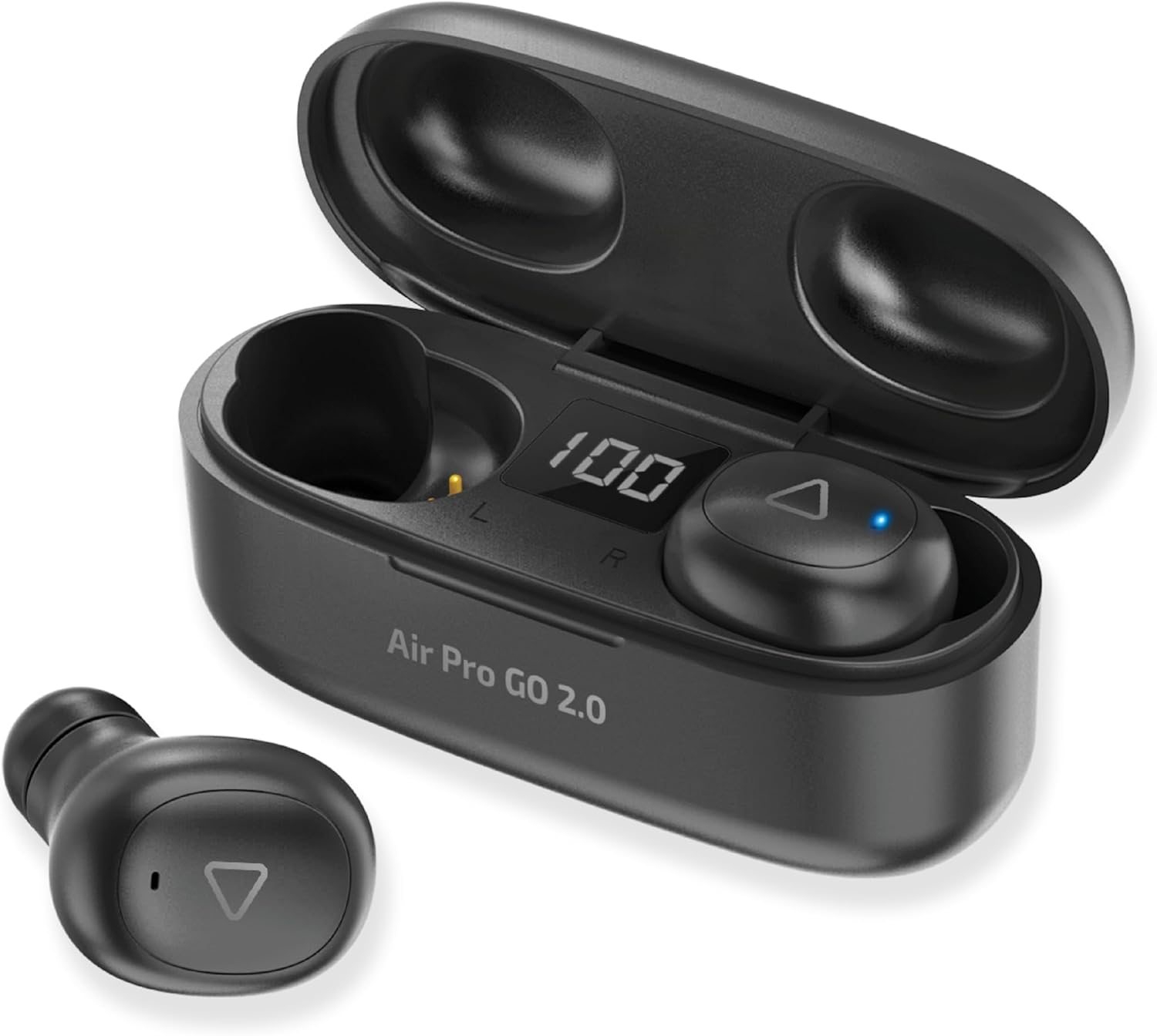 Fone de Ouvido Bluetooth Sem Fio TWS Air Pro 200 i2GO com Estojo de Carregamento 2