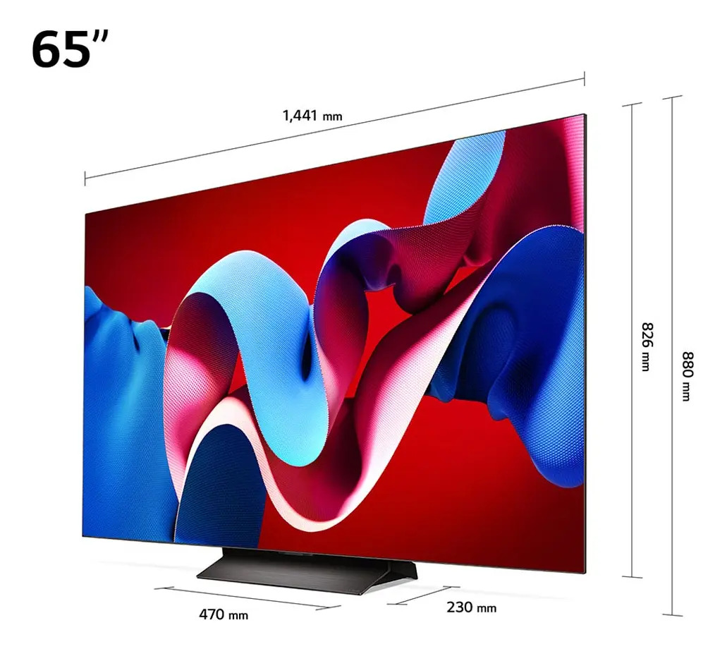 Smart TV LG OLED Evo AI C4 4K 65 Polegadas 2024 2