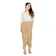 MISS JOY Calça Cargo Feminina Linho Cáqui Miss Joy 1