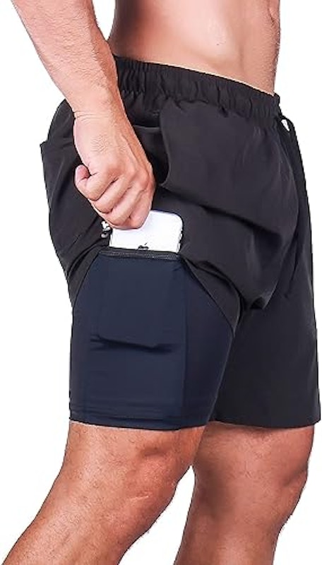 Bermuda Masculina Fitness 2 em 1 Surty Athletic Code 1