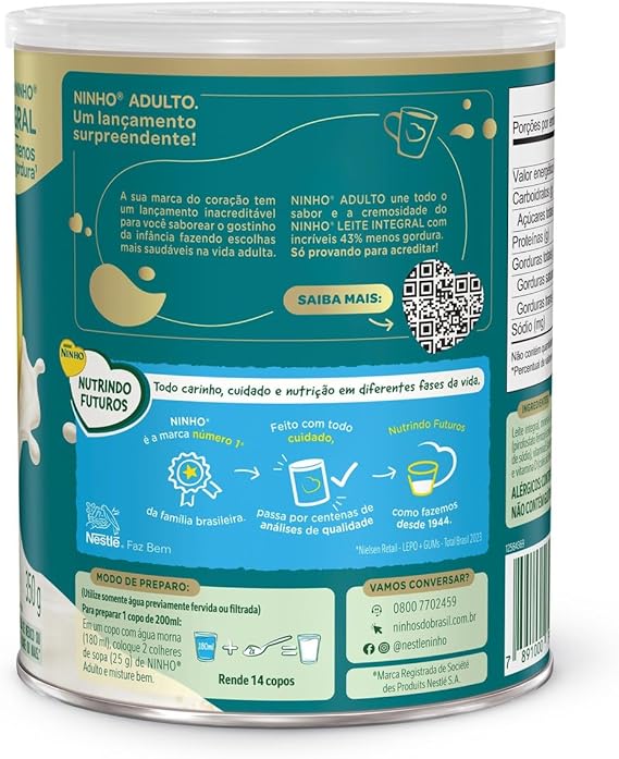 Leite em Pó Ninho Adulto 3