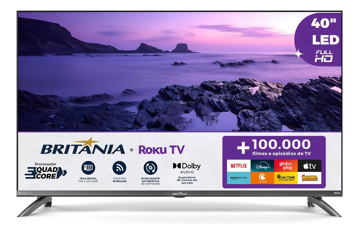 Smart TV 42” Britânia BTV42G6FR2CP 2