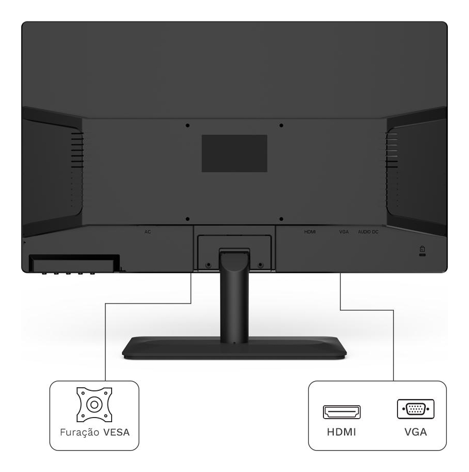 Monitor 19,5" HQ LED Widescreen 3