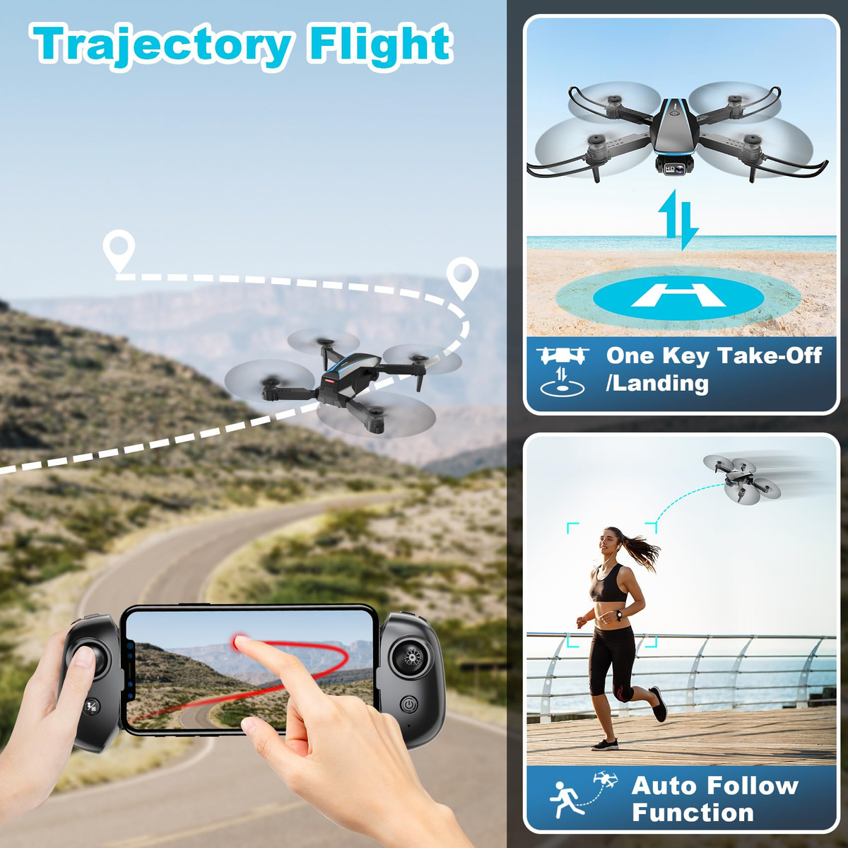 Drone com Câmera Oddire 4