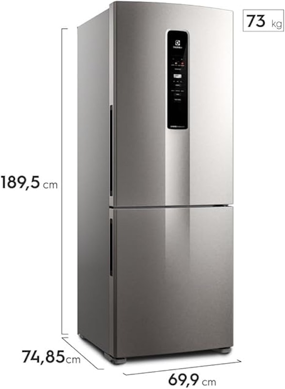Geladeira Frost Free Inverter 490 L Efficient 5