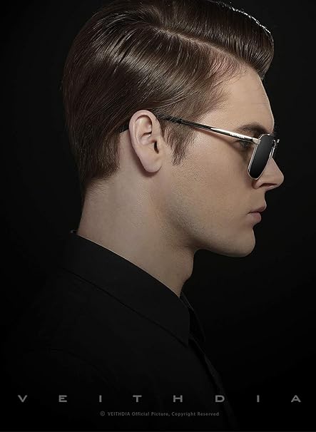 Óculos de Sol Vintage Masculino Polarizado com Lente UV400 4