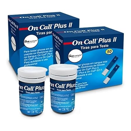 On Call Plus II Monitor de Glicemia (com Kit de 100 Tiras e 100 Lancetas) 5