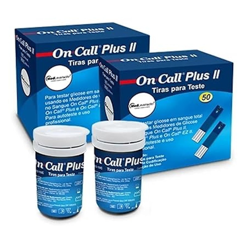 On Call Plus II Monitor de Glicemia (com Kit de 100 Tiras e 100 Lancetas) 5