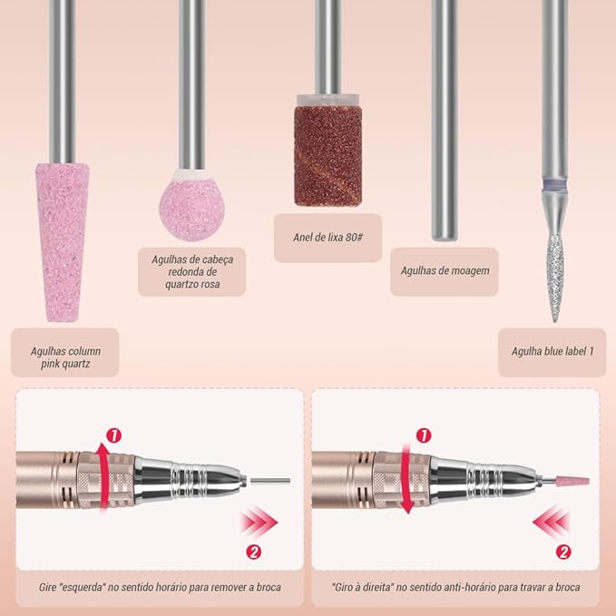 Lixadeira Elétrica para Unhas 4