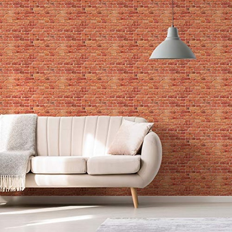 Papel de Parede 3D Tijolinho Vermelho 2
