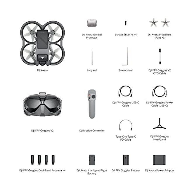 Drone DJI Avata Fly Pro-View 3