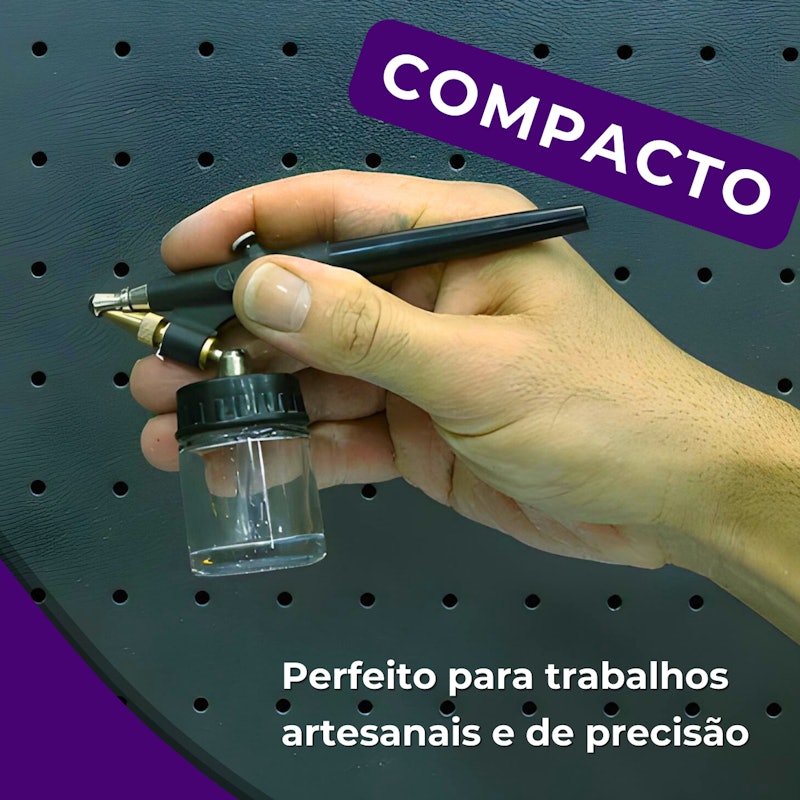 Kit Aerógrafo com 6 Peças 4