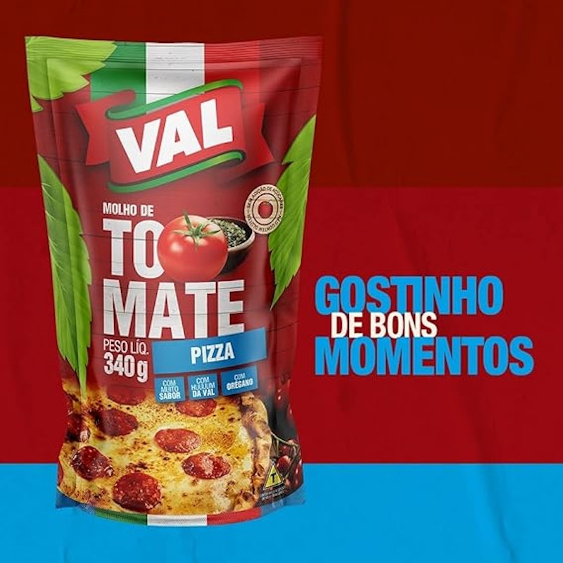 Molho de Tomate Pizza Val Sachê 300 g 2
