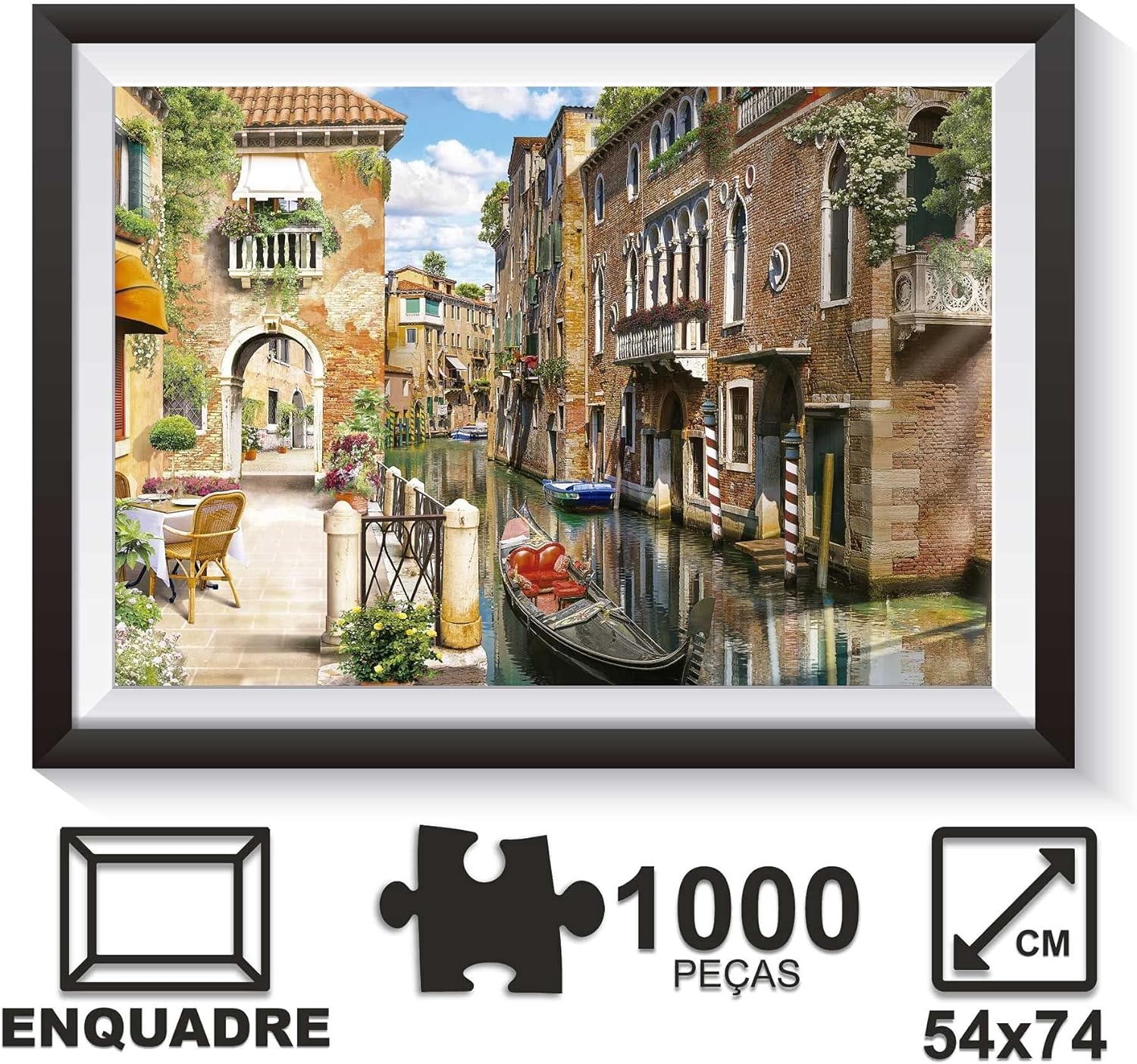 Quebra-Cabeça 1000 Peças Veneza 5