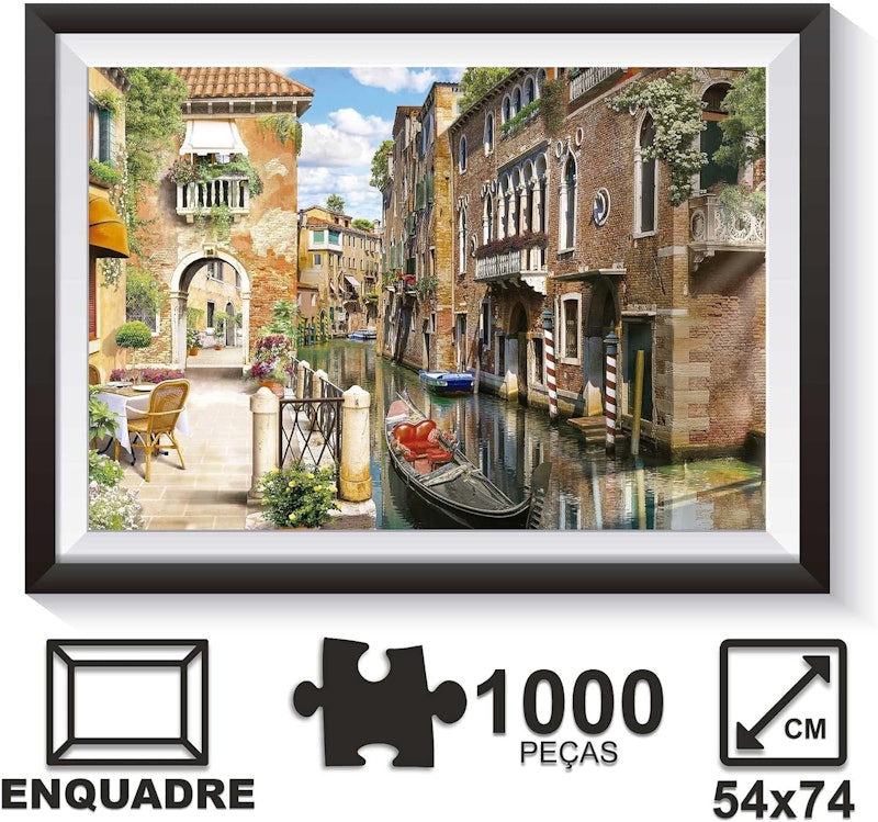 Quebra-Cabeça 1000 Peças Veneza 5