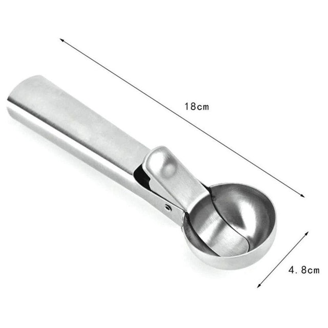 Colher de Sorvete Inox com Mecanismo 4