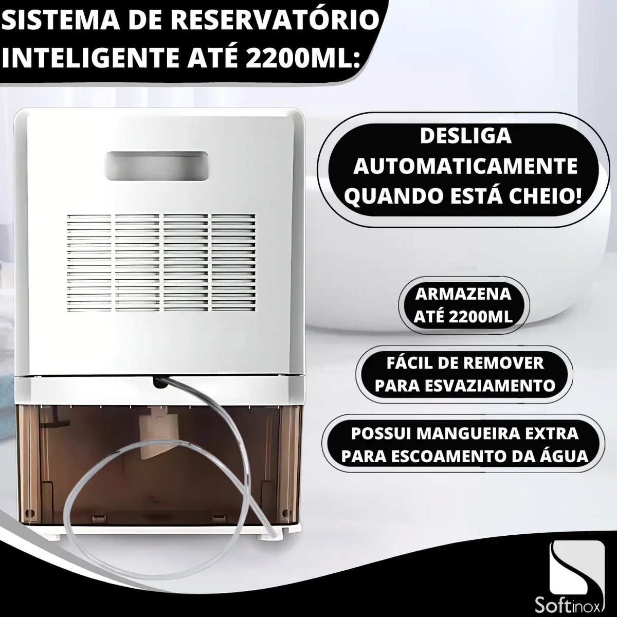 Desumidificador Elétrico Portátil Bivolt Antimofo 4