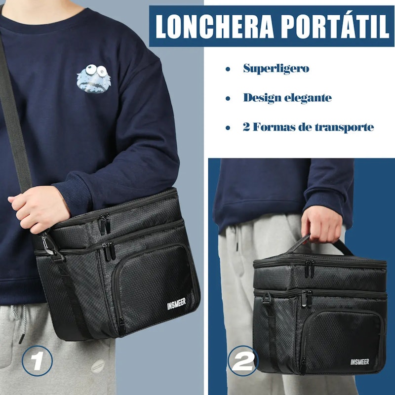 Bolsa Térmica com Compartimento para Bebidas 5