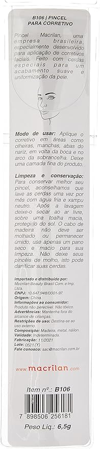 Pincel Profissional para Corretivo MACRILAN 2