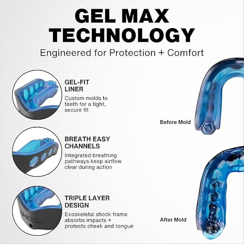Protetor Bucal Shock Doctor Gel Max 3