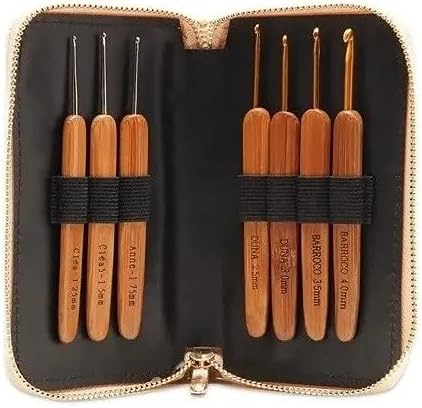 Kit Agulhas de Crochê Bambu Círculo 3