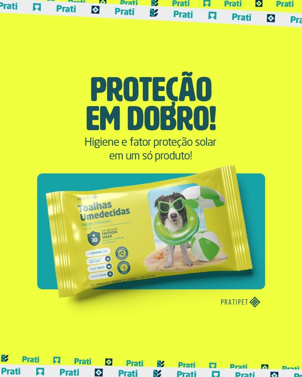 Toalhas Umedecidas com Proteção Solar FPS 30 2