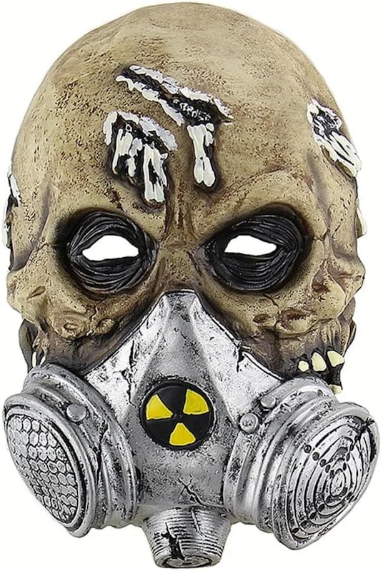 Máscara Látex Festa Halloween Caveira Chernobyl Tóxica 2