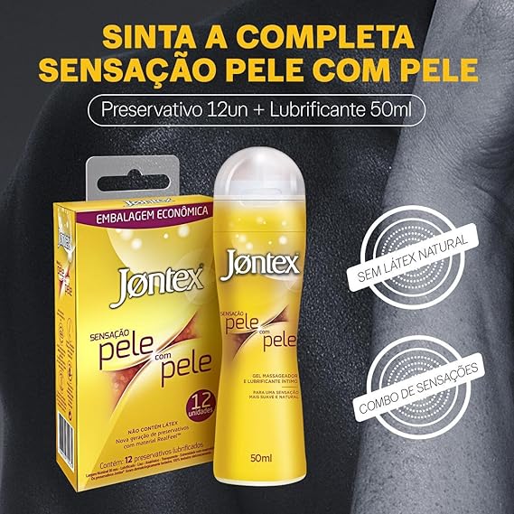 Preservativo Jontex Sensação Pele com Pele  4