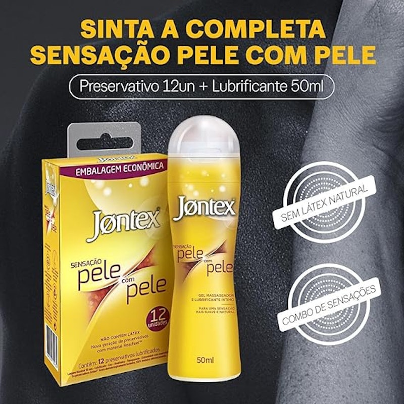 Preservativo Jontex Sensação Pele com Pele 4