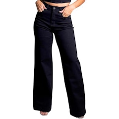 Calça Sarja Sawary Wide Leg